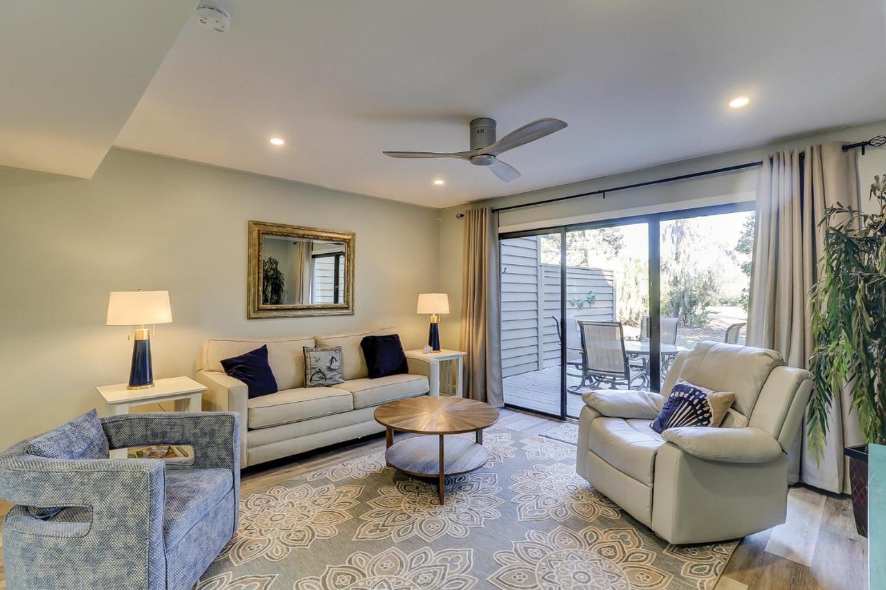 Golf View Two Bedroom With K Q And Fold Out Couch Bikes & Beach Gear Included Hilton Head Island Exterior foto
